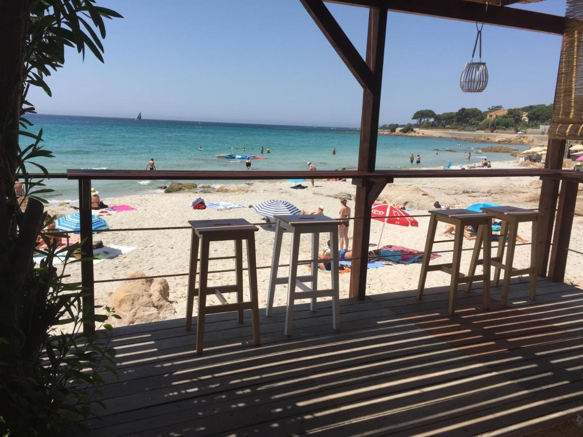 Ajaccio Magnifique T2 37M2 Centre Ville Vue Mer Au Bord De La Plage Neuf 4 Couchages Balcon Parking Prive Ferme Clim Wifi ภายนอก รูปภาพ